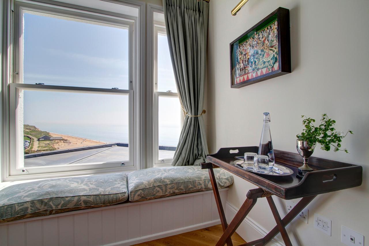 Hotel The Seaside Boarding House Burton Bradstock Exterior foto